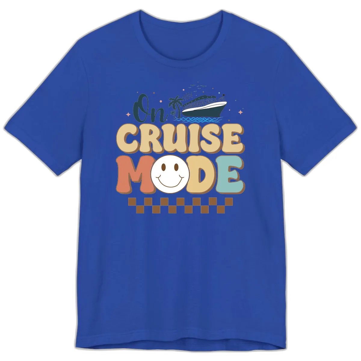 On Cruise Mode Premium T-Shirt in True Royal