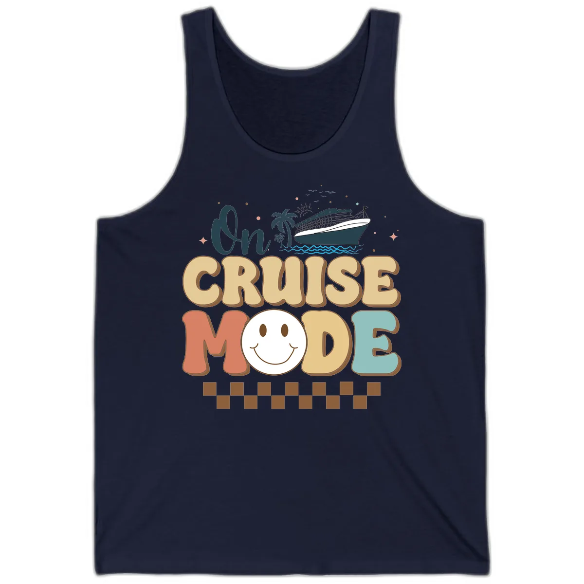 On Cruise Mode Tank in Navy