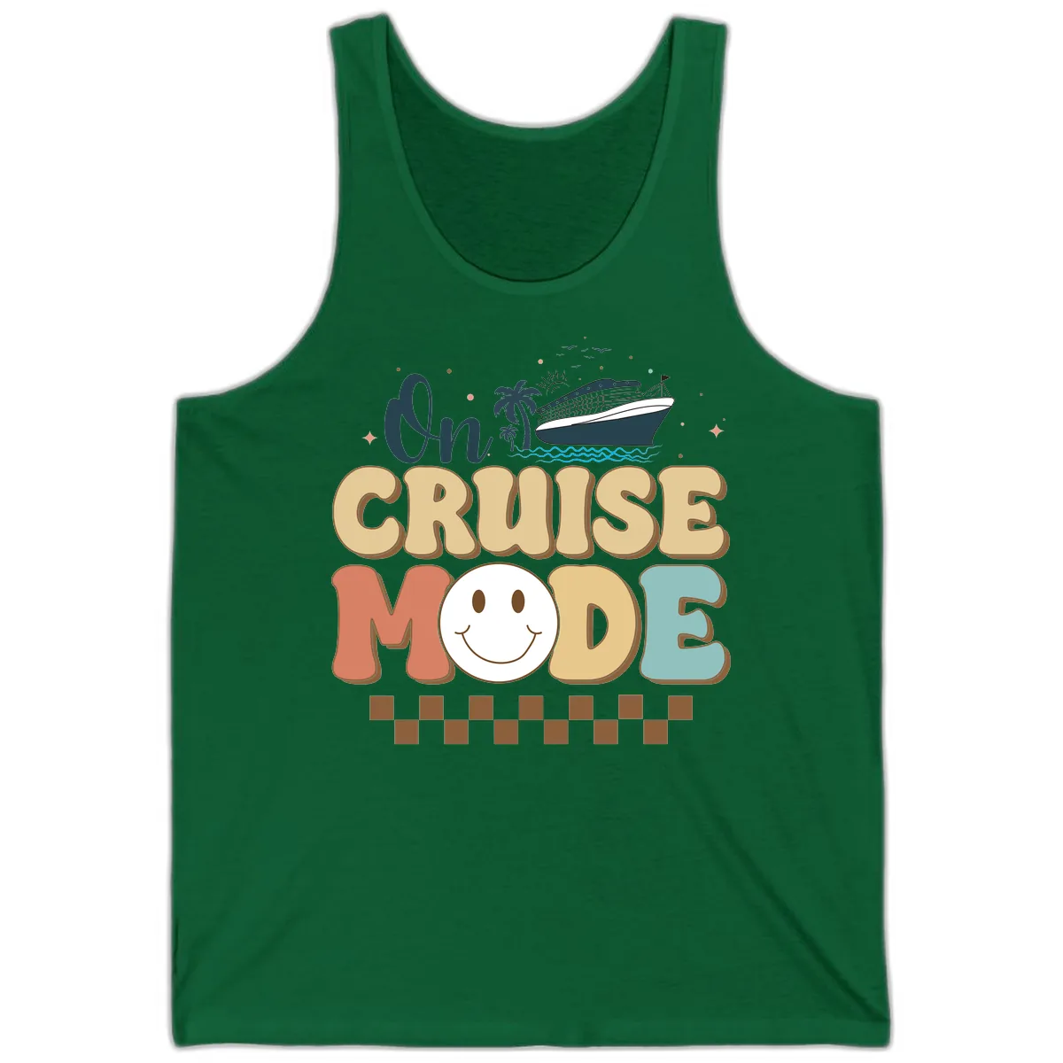 On Cruise Mode Tank in Kelly