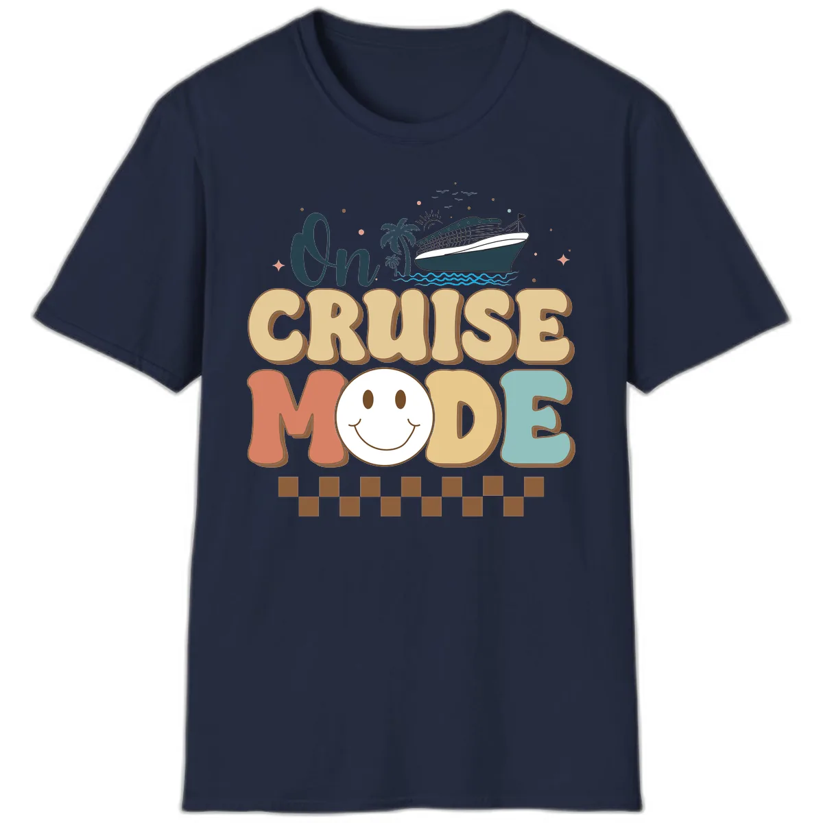 On Cruise Mode T-Shirt in Navy