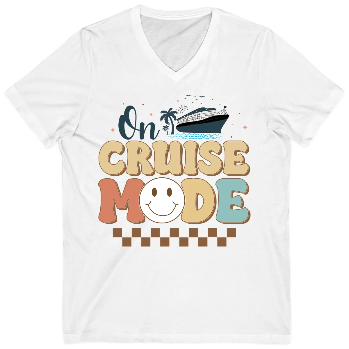 On Cruise Mode V-Neck in White