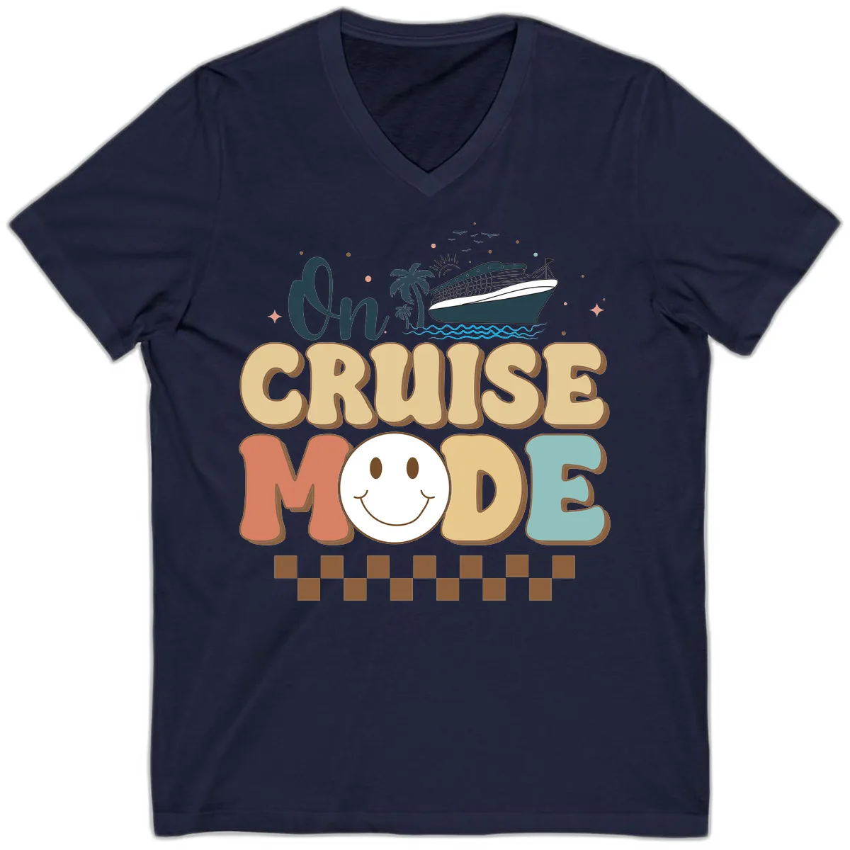 On Cruise Mode V-Neck in Navy