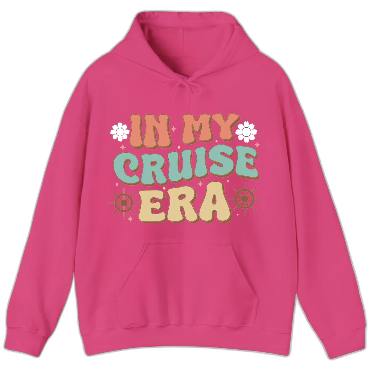 In My Cruise Era Hoodie in Heliconia