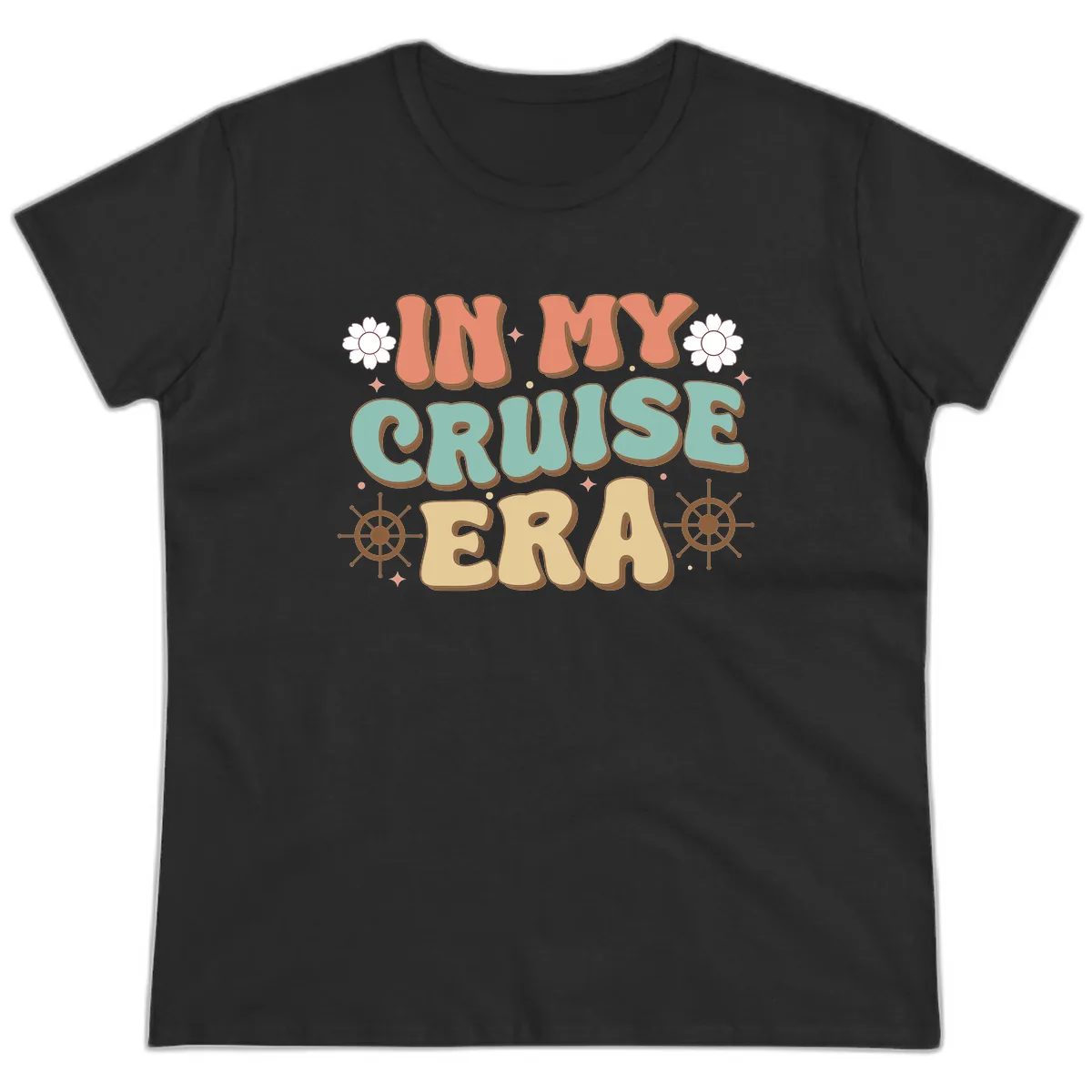 In My Cruise Era Ladies Tee in Black