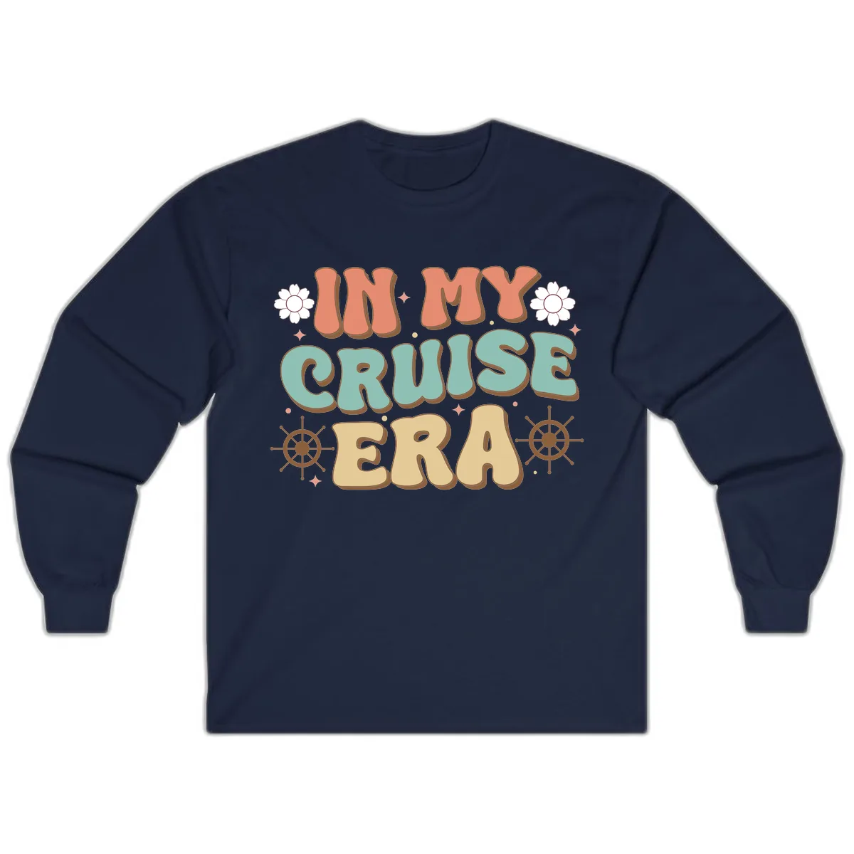 In My Cruise Era Long Sleeve in Navy