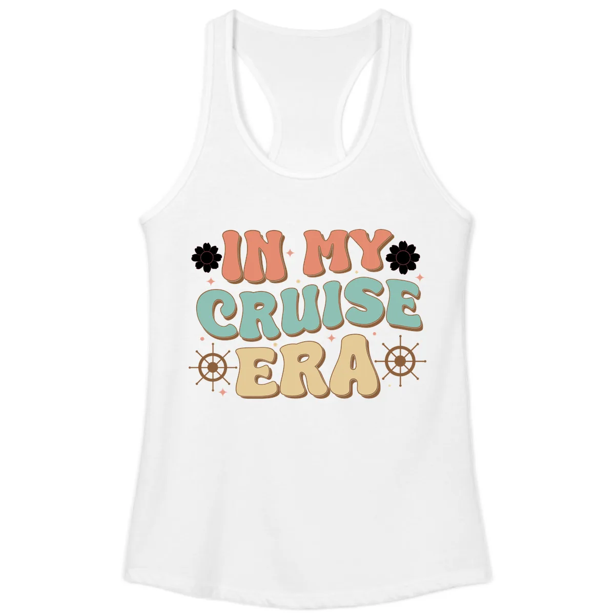In My Cruise Era Ladies Tank in White