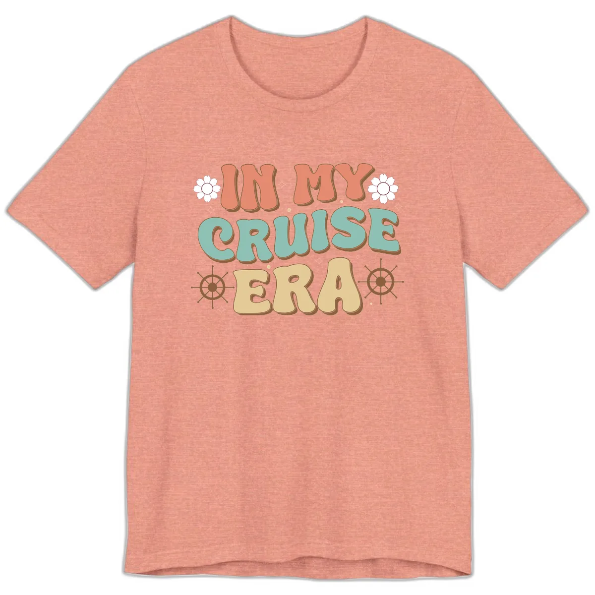 In My Cruise Era Premium T-Shirt in Heather Sunset
