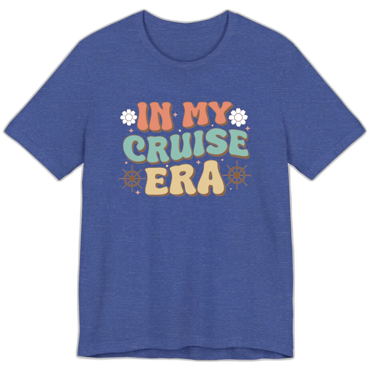 In My Cruise Era Premium T-Shirt in Heather True Royal
