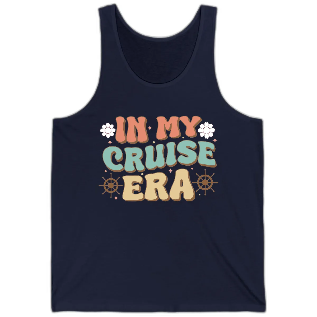 In My Cruise Era Tank in Navy