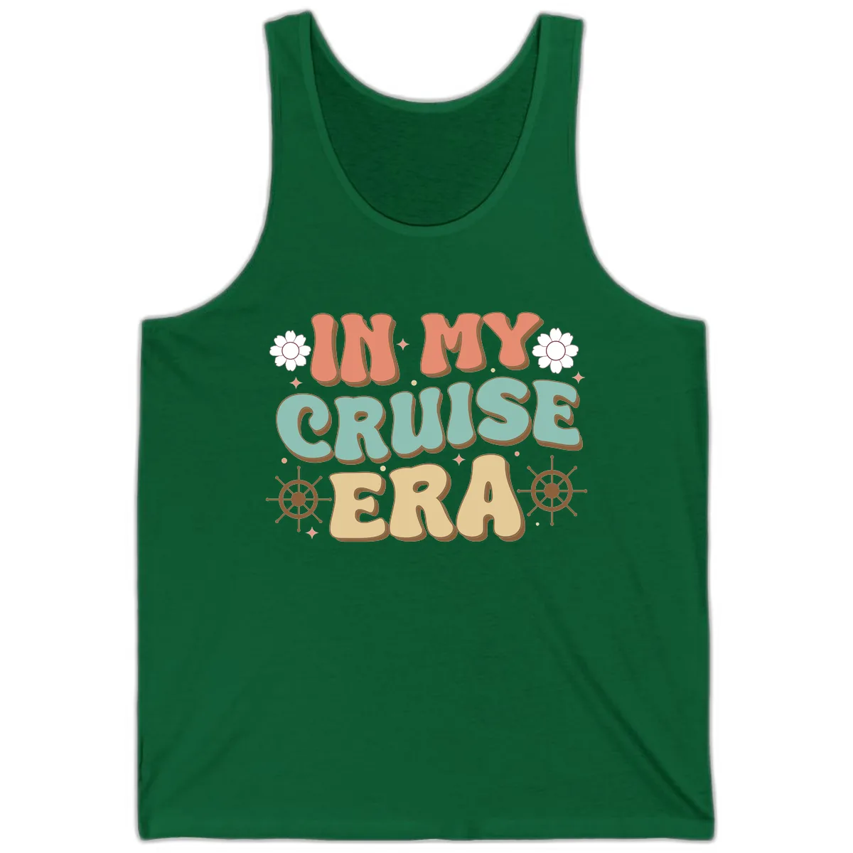 In My Cruise Era Tank in Kelly