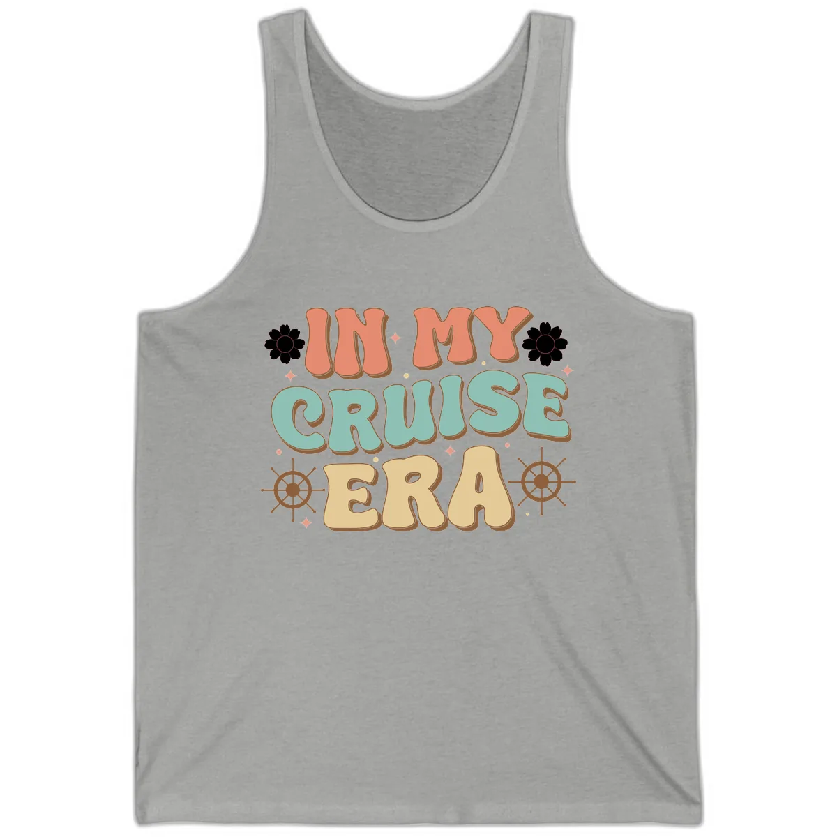 In My Cruise Era Tank in Athletic Heather