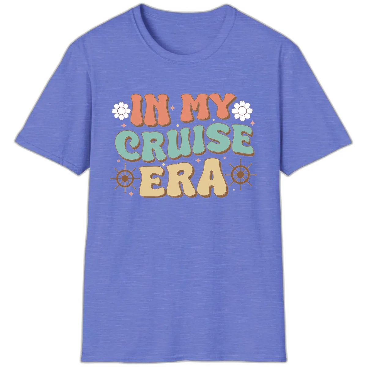In My Cruise Era T-Shirt in Heather Royal