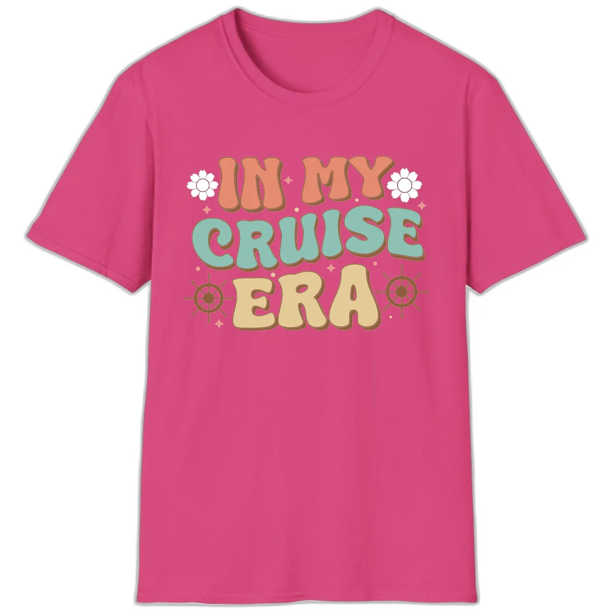 In My Cruise Era T-Shirt in Heliconia