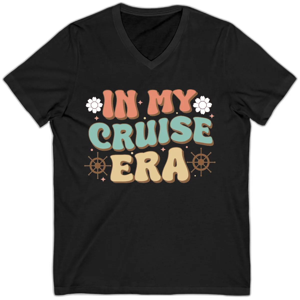 In My Cruise Era V-Neck in Black