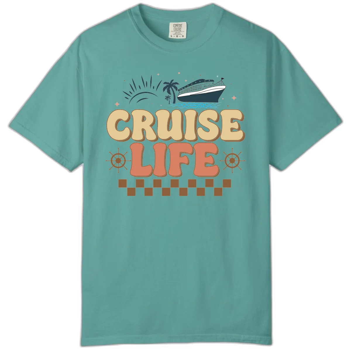 Cruise Life Comfort Color in Seafoam