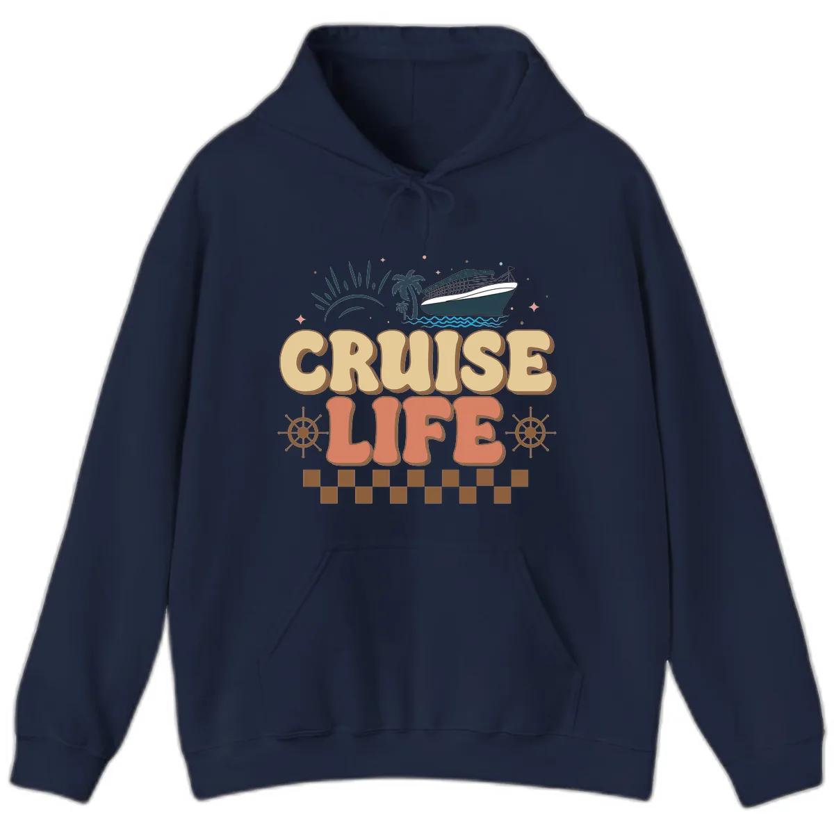 Cruise Life Hoodie in Navy