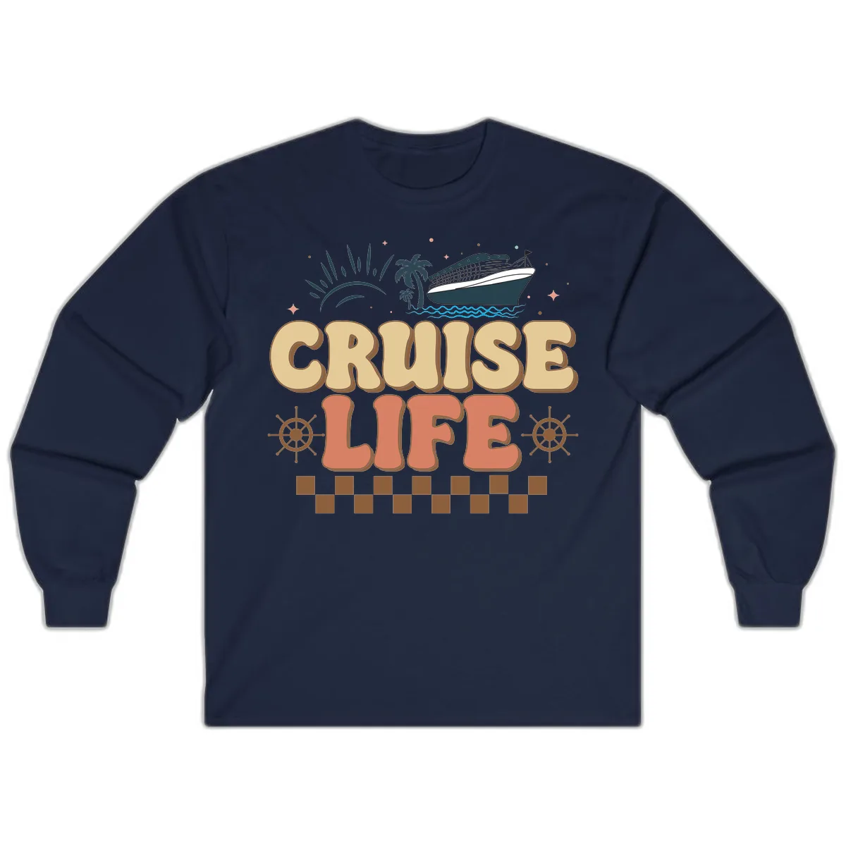 Cruise Life Long Sleeve in Navy