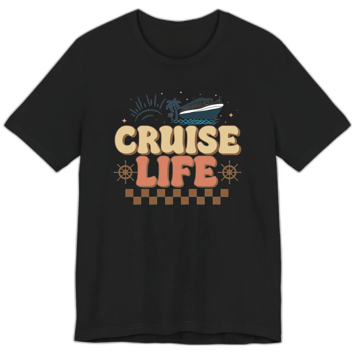 Cruise Life Premium T-Shirt in Black