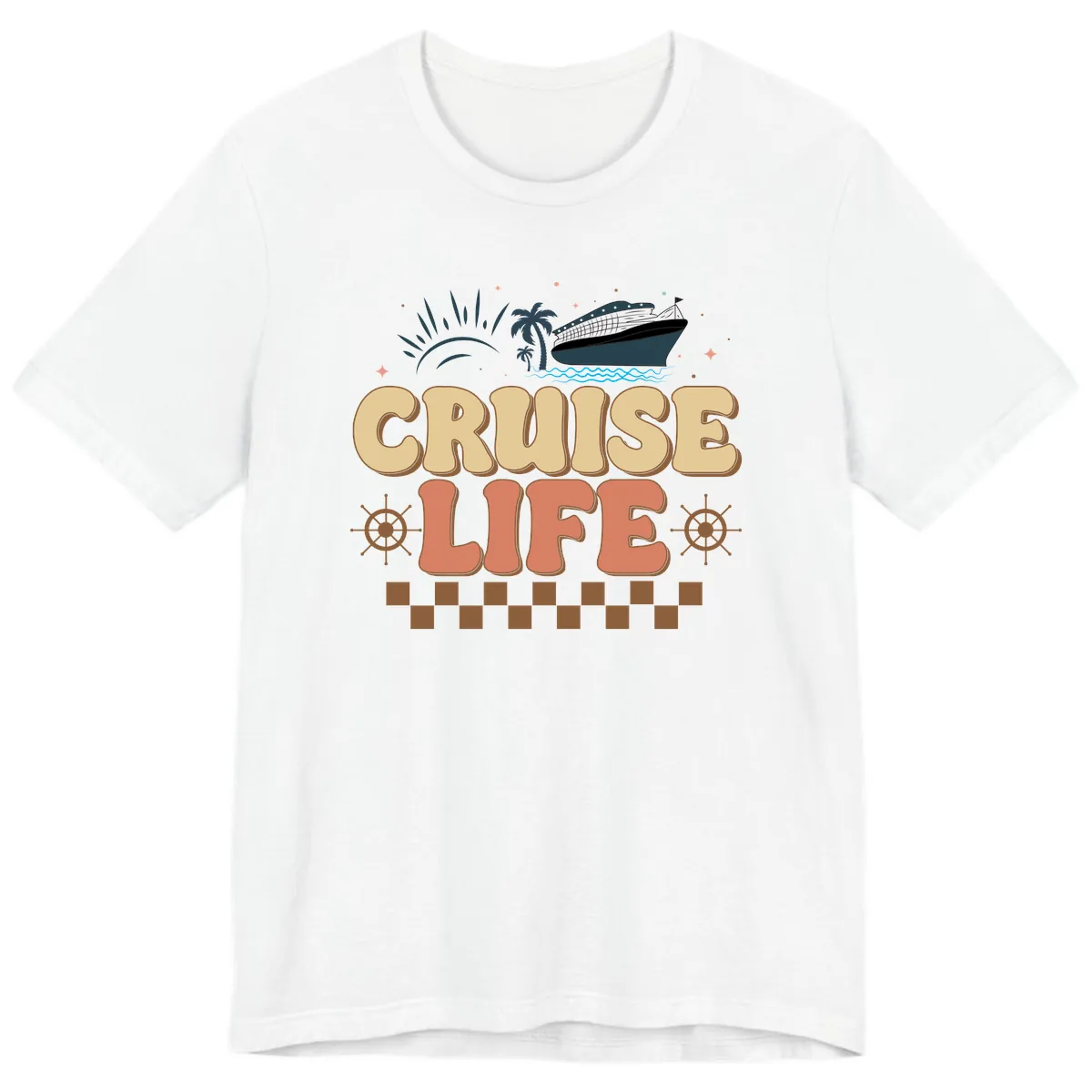 Cruise Life Premium T-Shirt in White