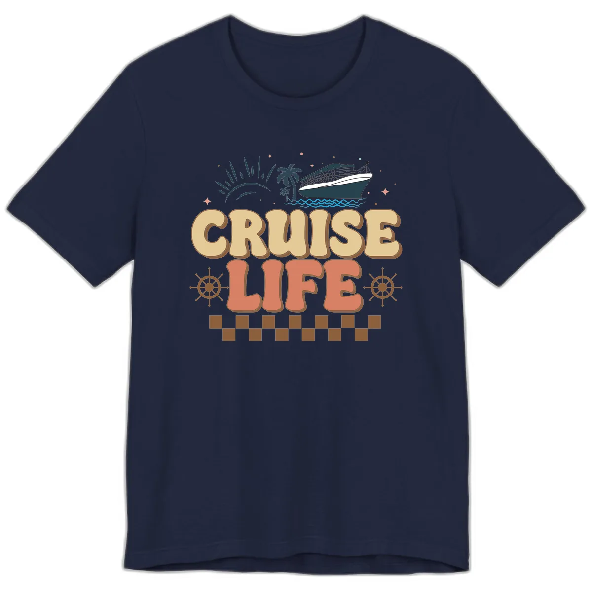 Cruise Life Premium T-Shirt in Navy