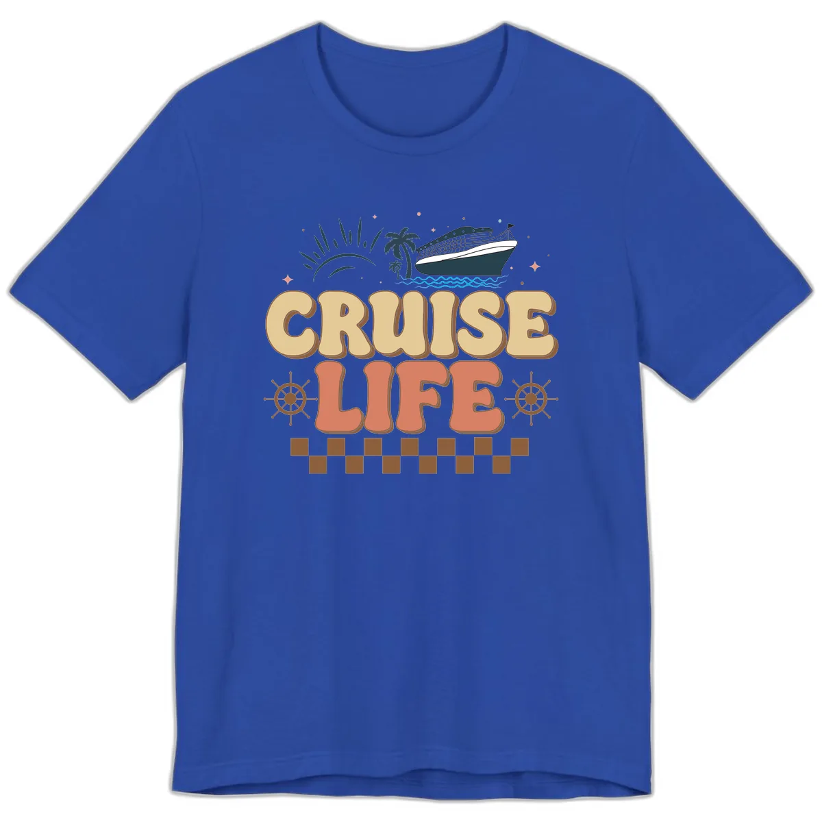 Cruise Life Premium T-Shirt in True Royal