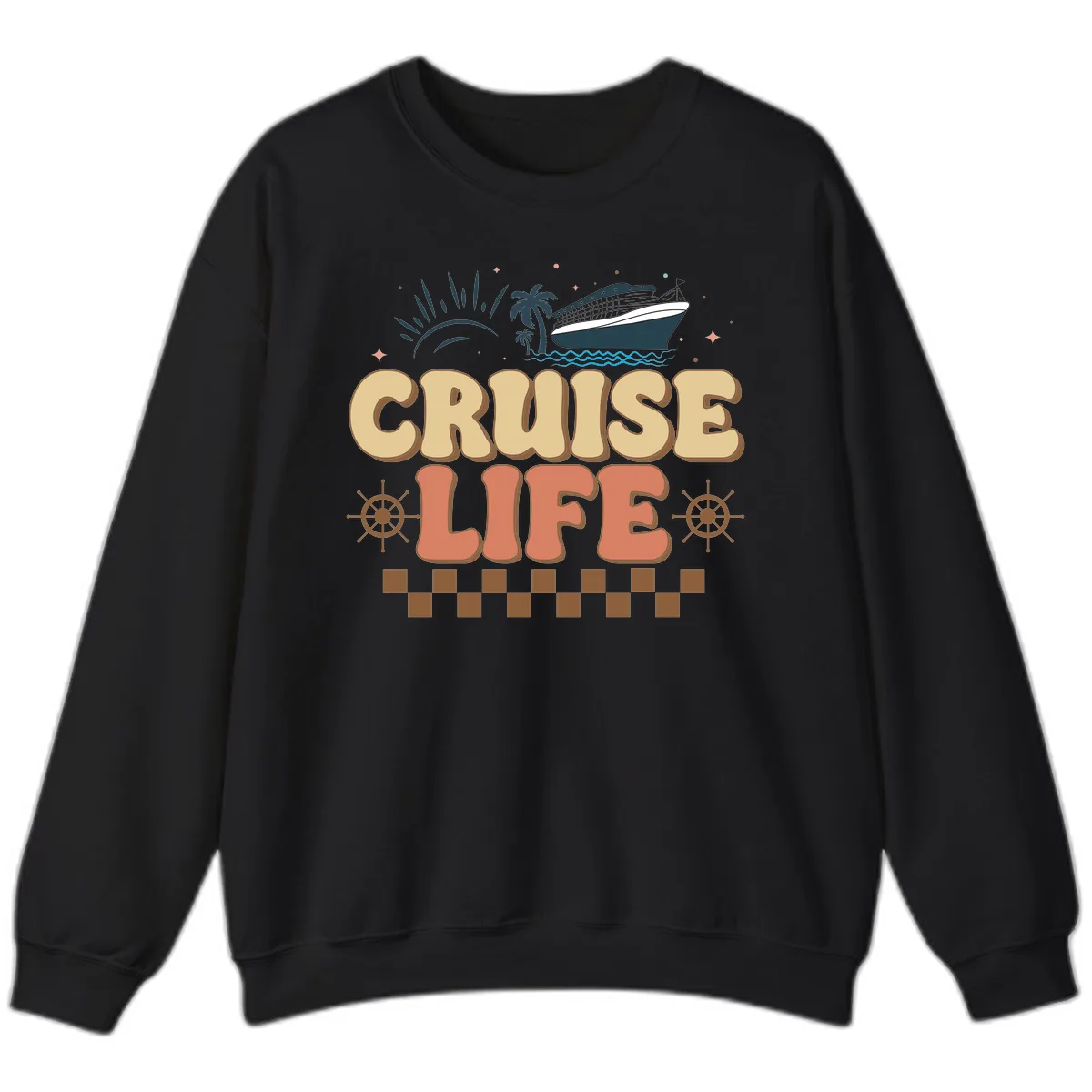 Cruise Life Sweatshirt in Black
