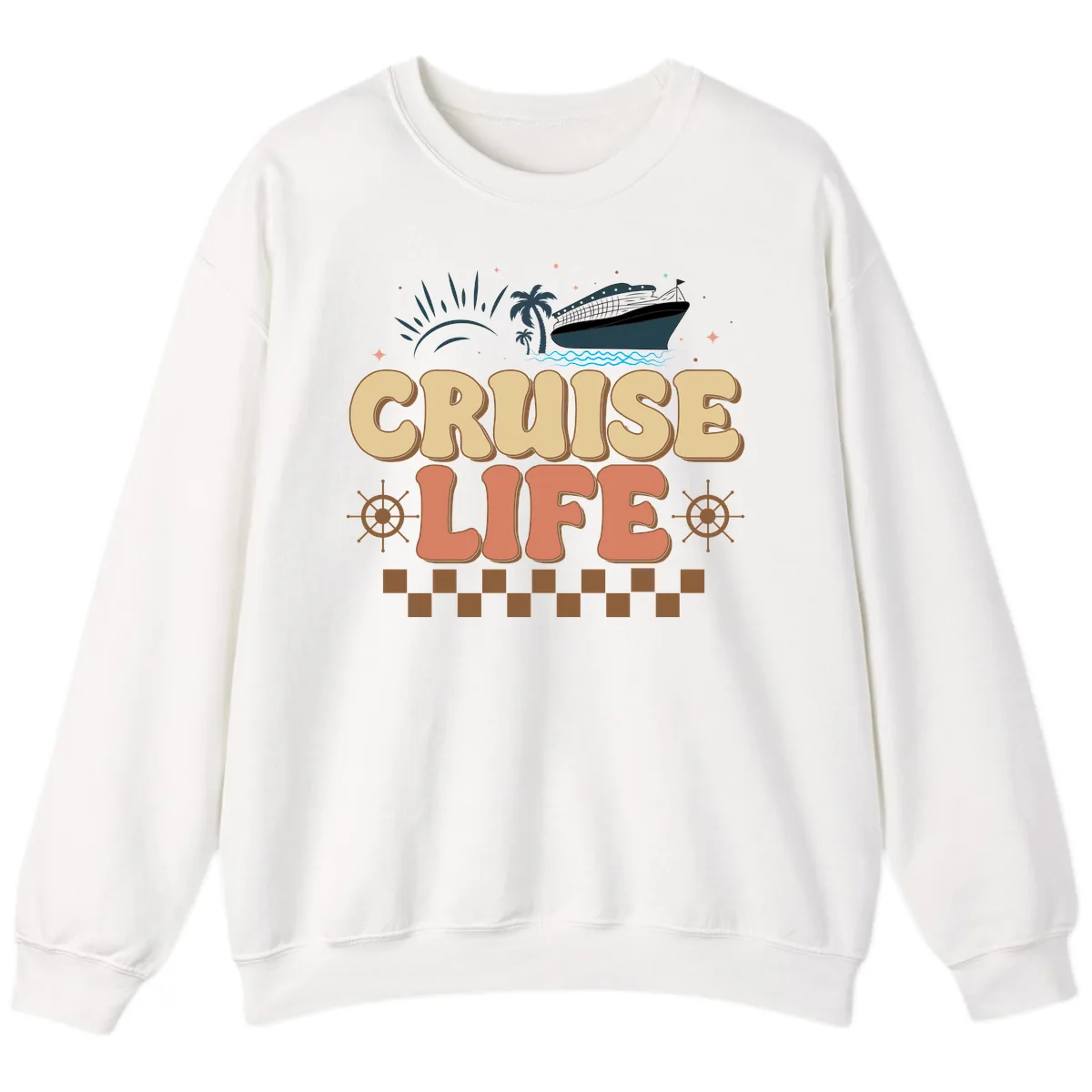 Cruise Life Sweatshirt in White