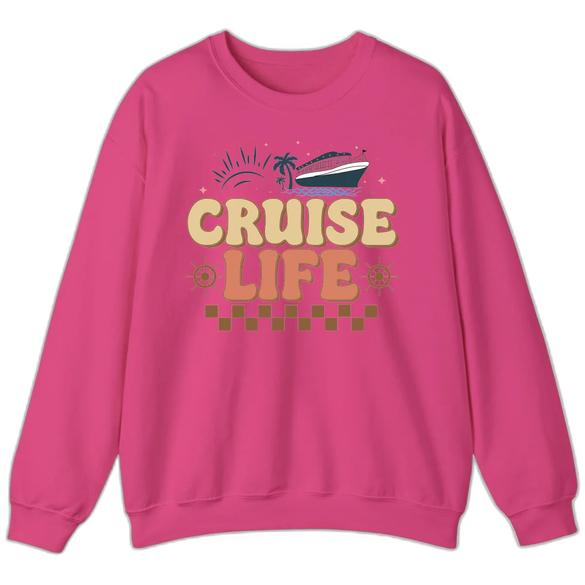 Cruise Life Sweatshirt in Heliconia