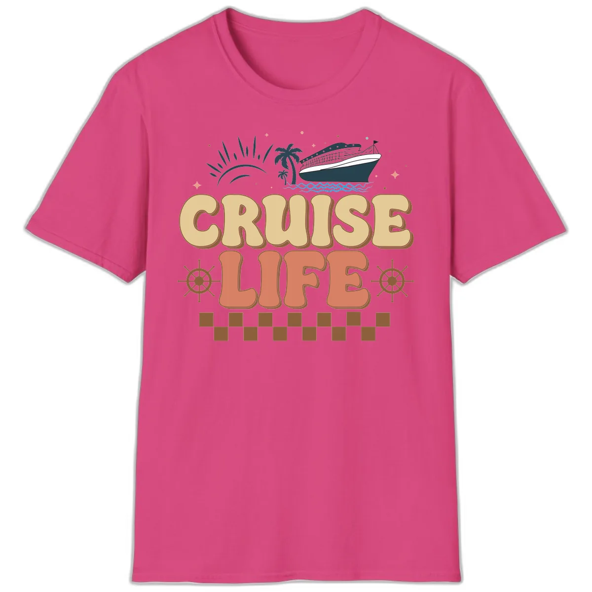 Cruise Life T-Shirt in Heliconia