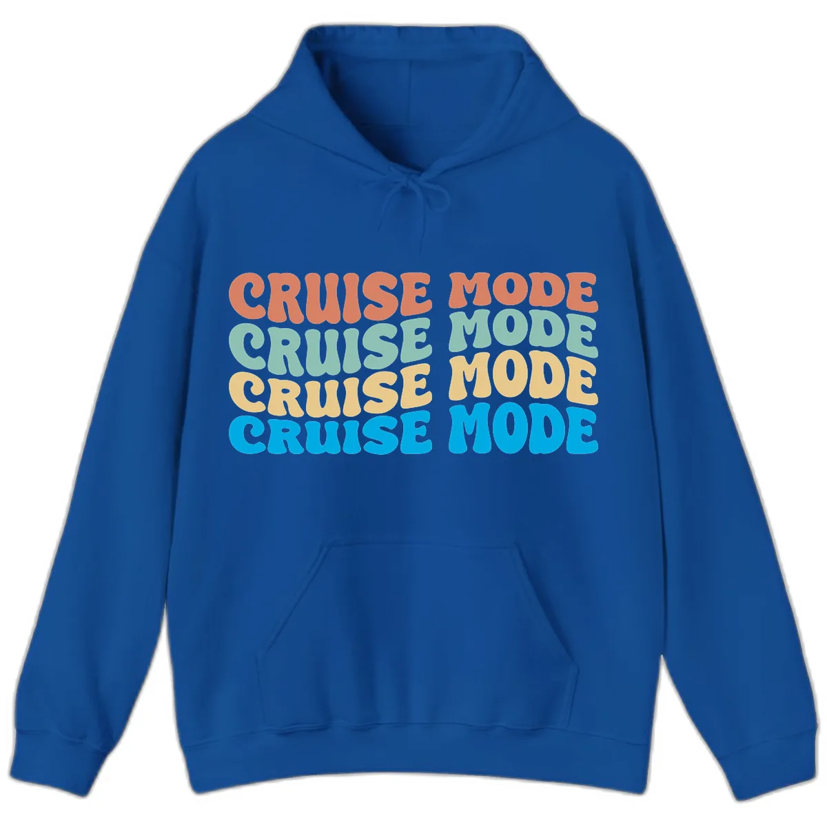 Cruise Mode Repeat Hoodie in Royal