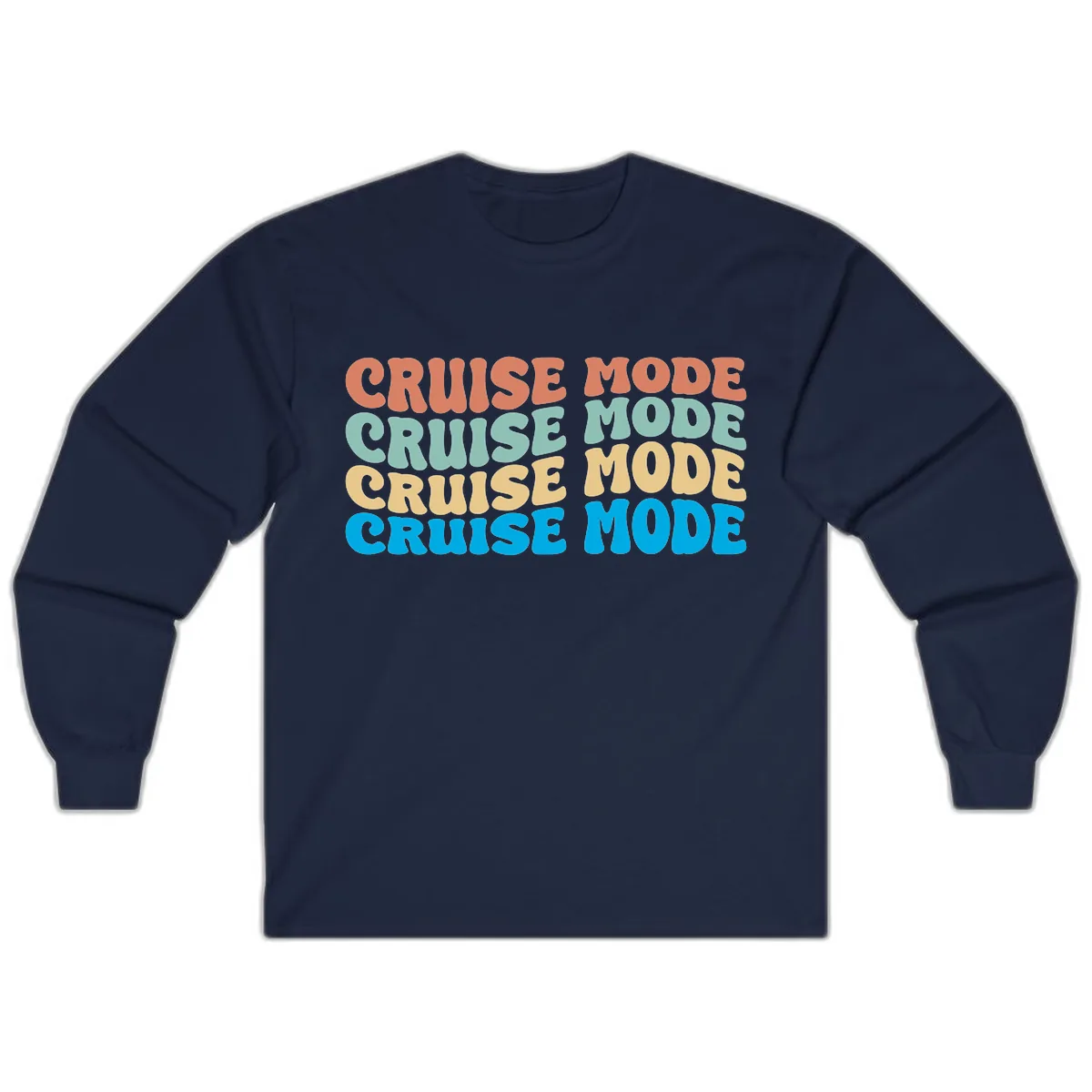 Cruise Mode Repeat Long Sleeve in Navy