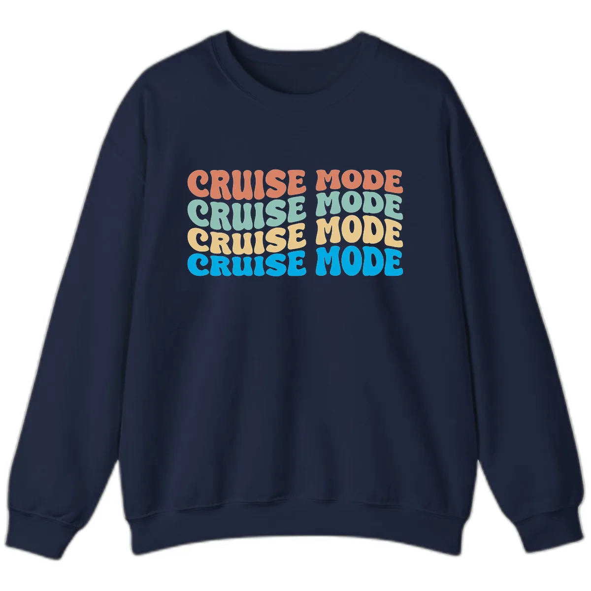 Cruise Mode Repeat Sweatshirt in Navy