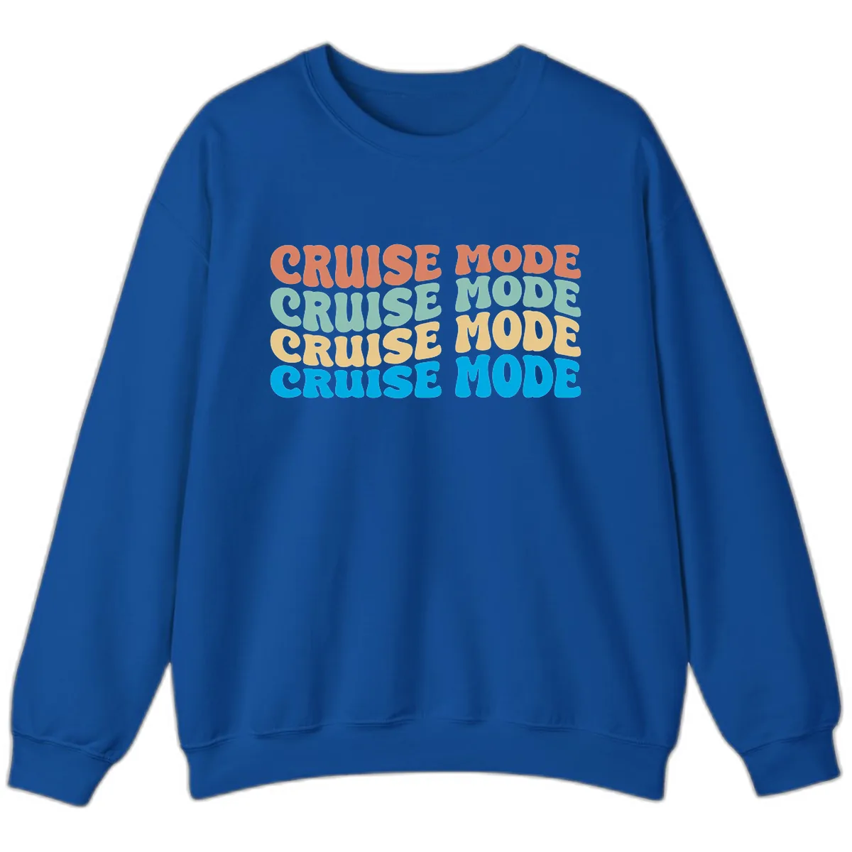 Cruise Mode Repeat Sweatshirt in Royal