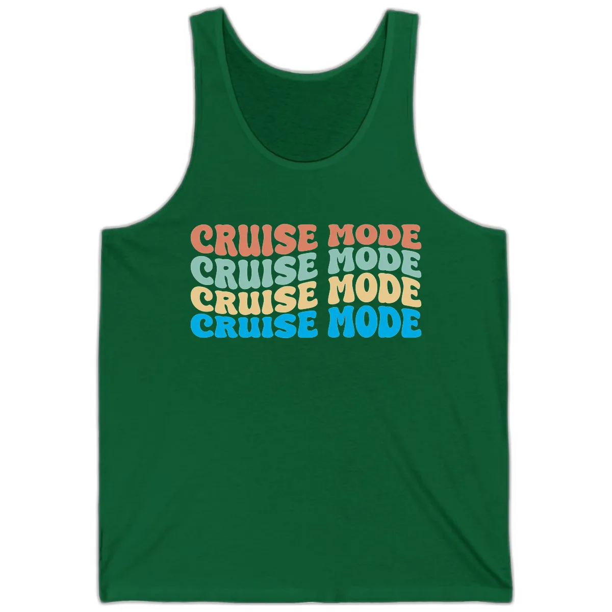 Cruise Mode Repeat Tank in Kelly
