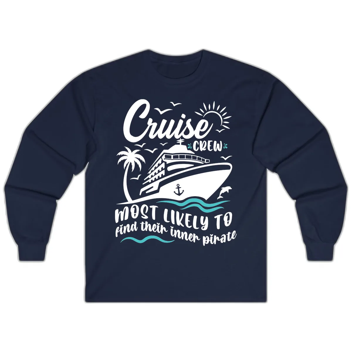 Cruise Crew Inner Pirate Long Sleeve in Navy