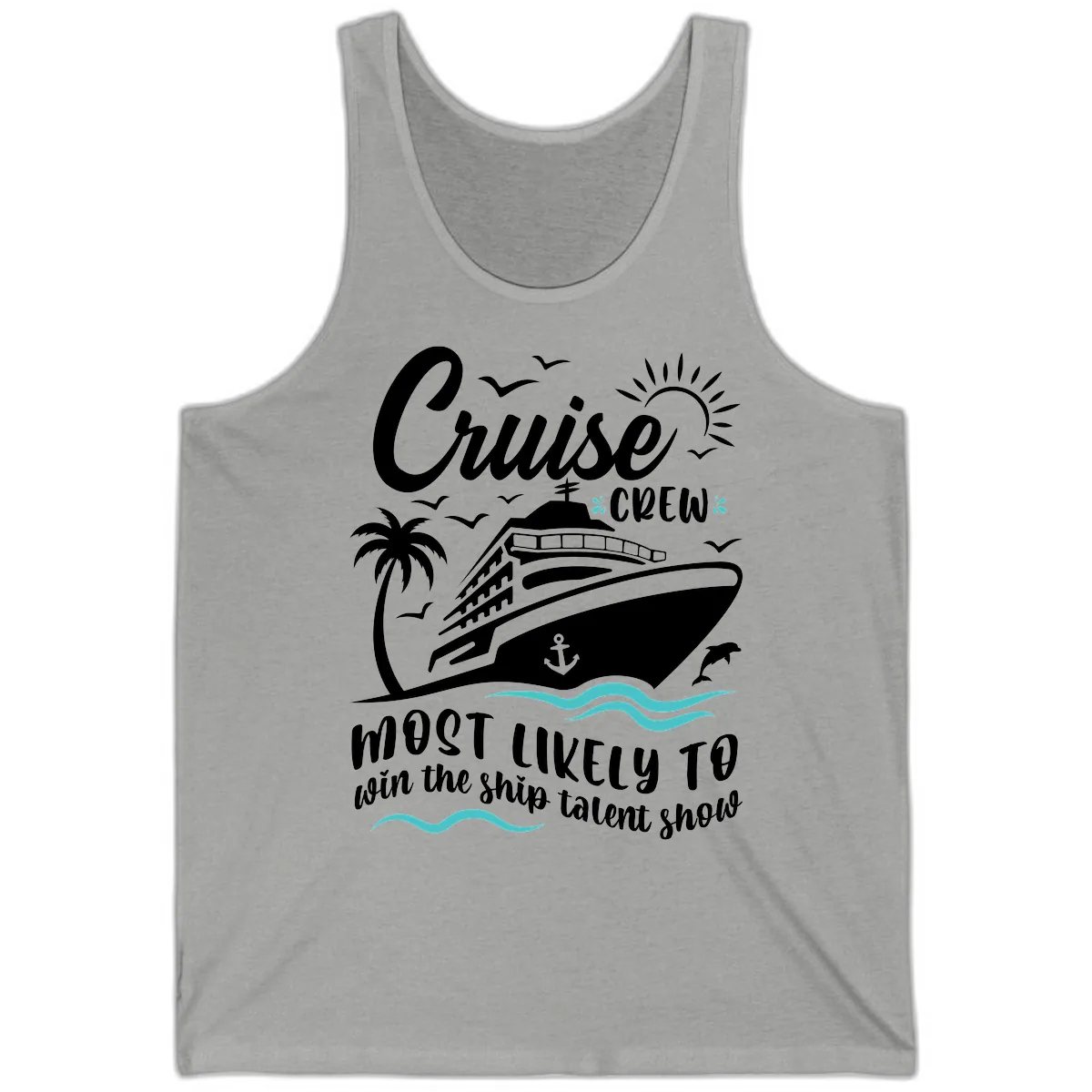 Cruise Crew Ship Talent Show Tank in Athletic Heather