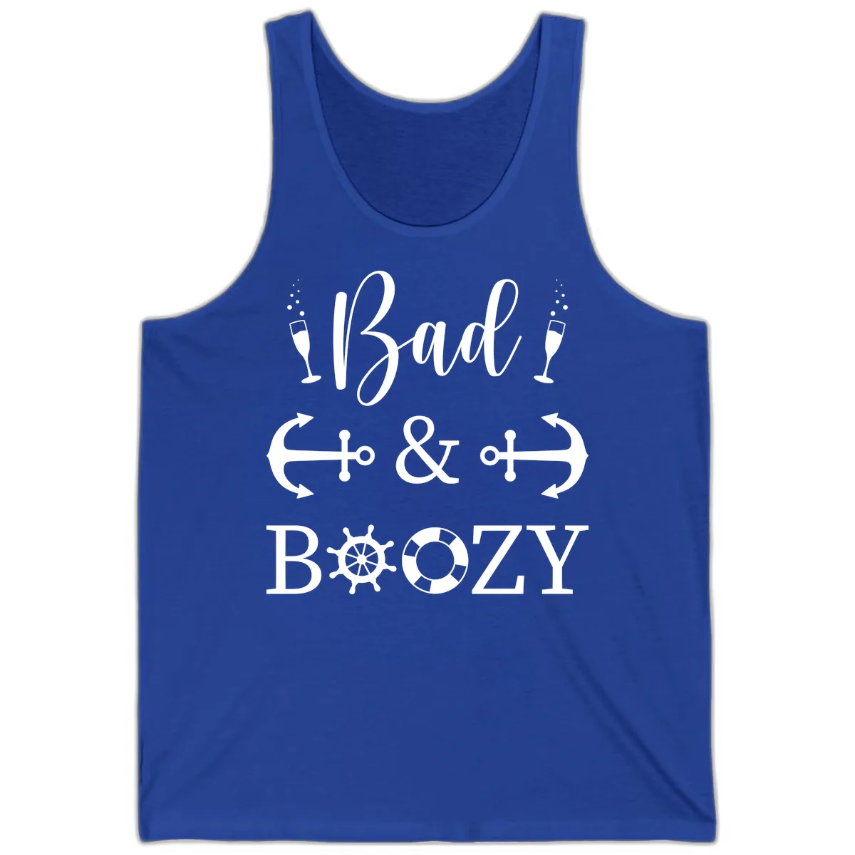 Bad and Bozy Nautical Cruise Tank in True Royal
