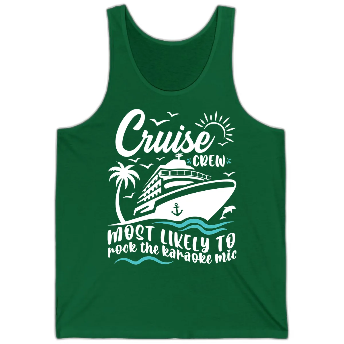 Cruise Crew Karaoke Night Tank in Kelly
