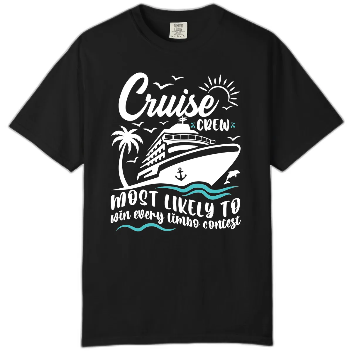 Cruise Crew Limbo Contest Comfort Color in Black