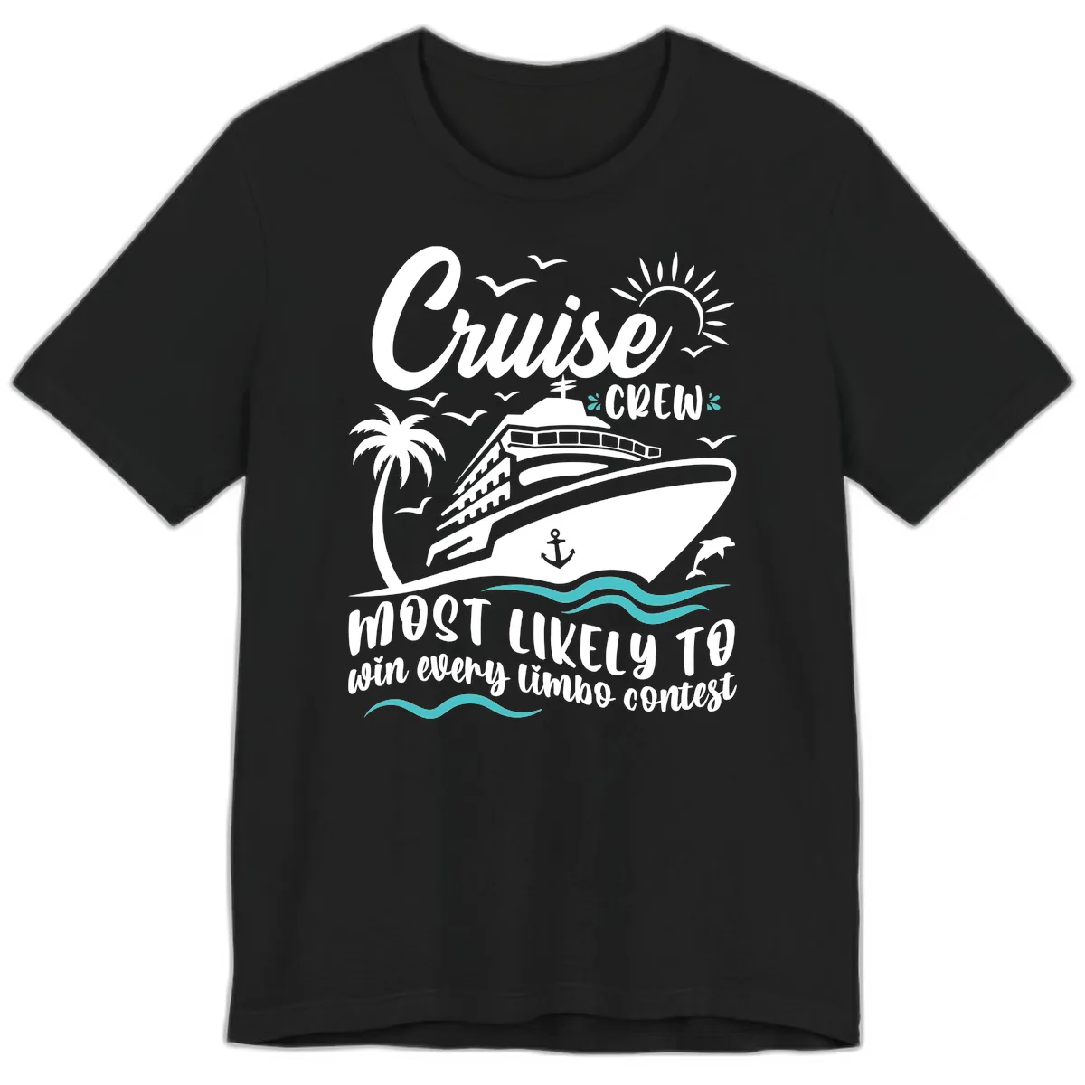 Cruise Crew Limbo Contest Premium T-Shirt in Black