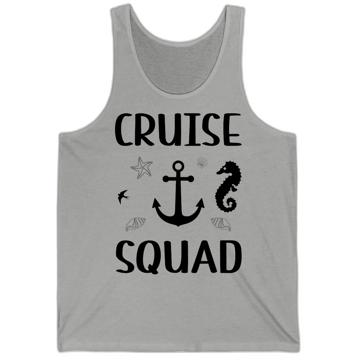 Cruise Squad Anchor Tank in Athletic Heather