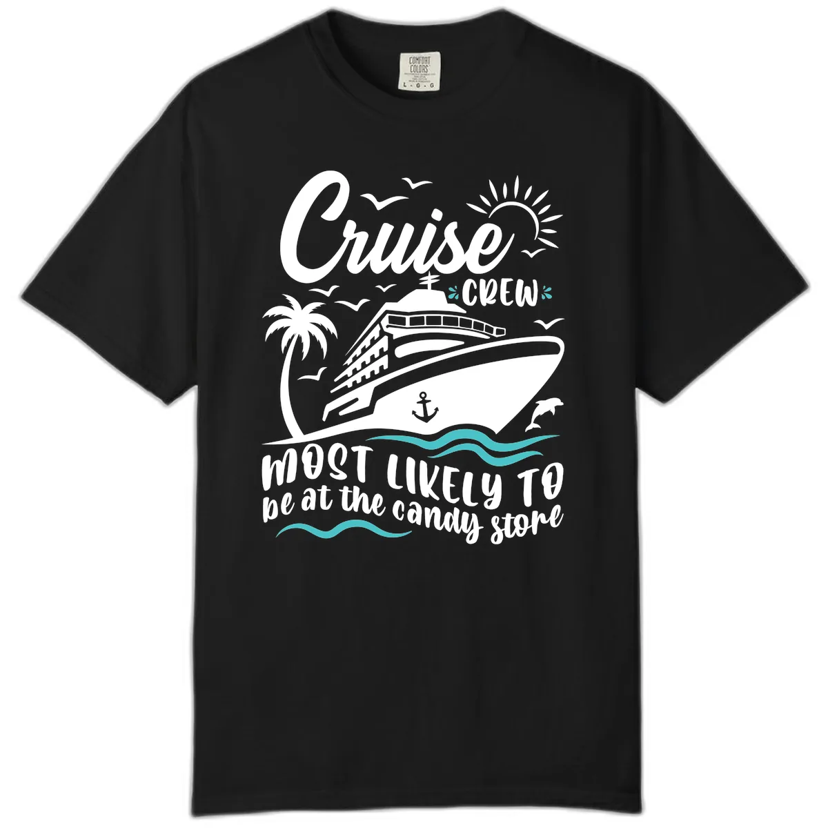 Cruise Crew Candy Store Comfort Color in Black