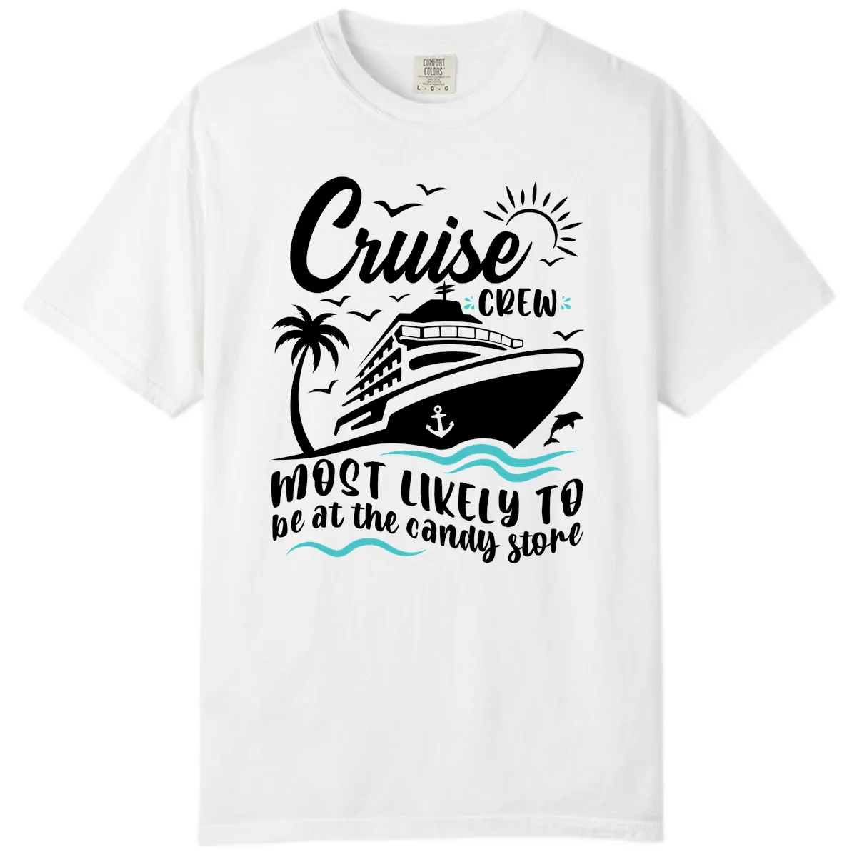 Cruise Crew Candy Store Comfort Color in White