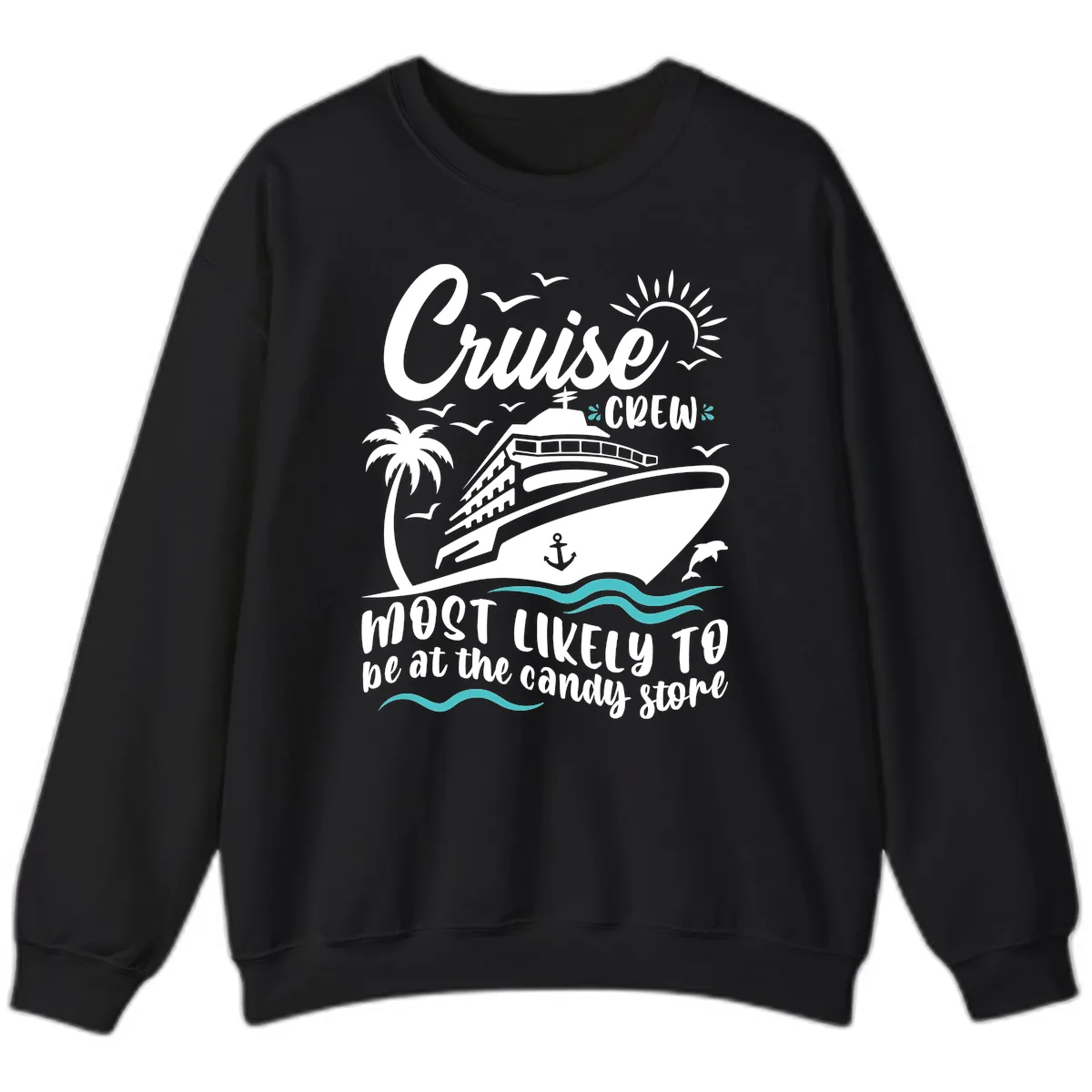 Cruise Crew Candy Store Sweatshirt in Black