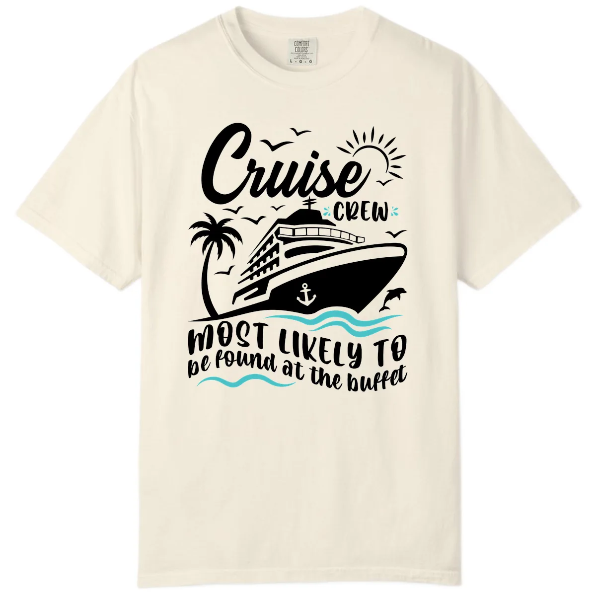 Cruise Crew Buffet Comfort Color in Ivory