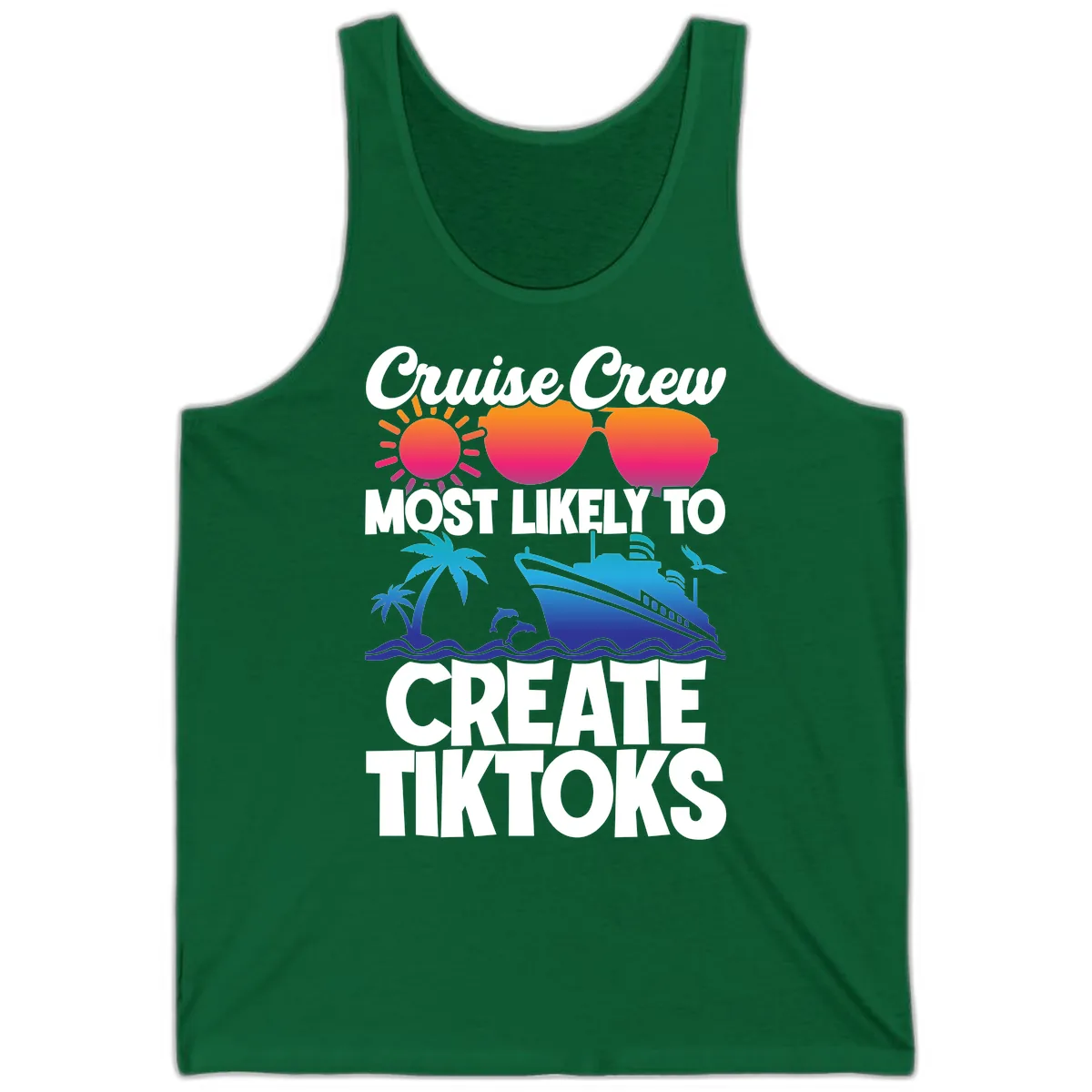 Cruise Crew Most Likely To Create Tiktoks Tank in Kelly