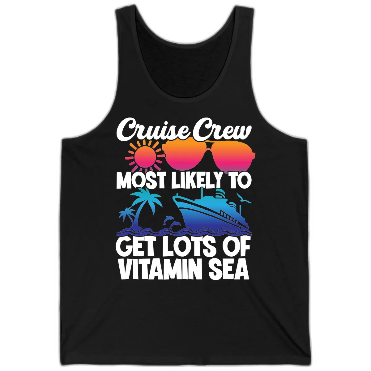 Cruise Crew Vitamin Sea Tank in Black
