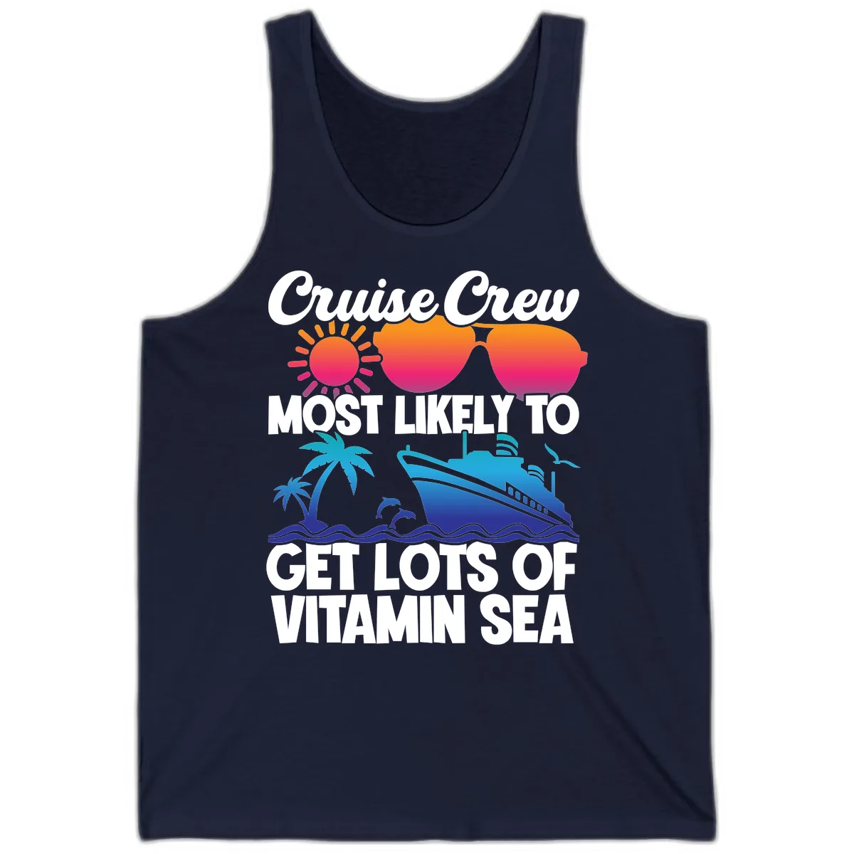 Cruise Crew Vitamin Sea Tank in Navy