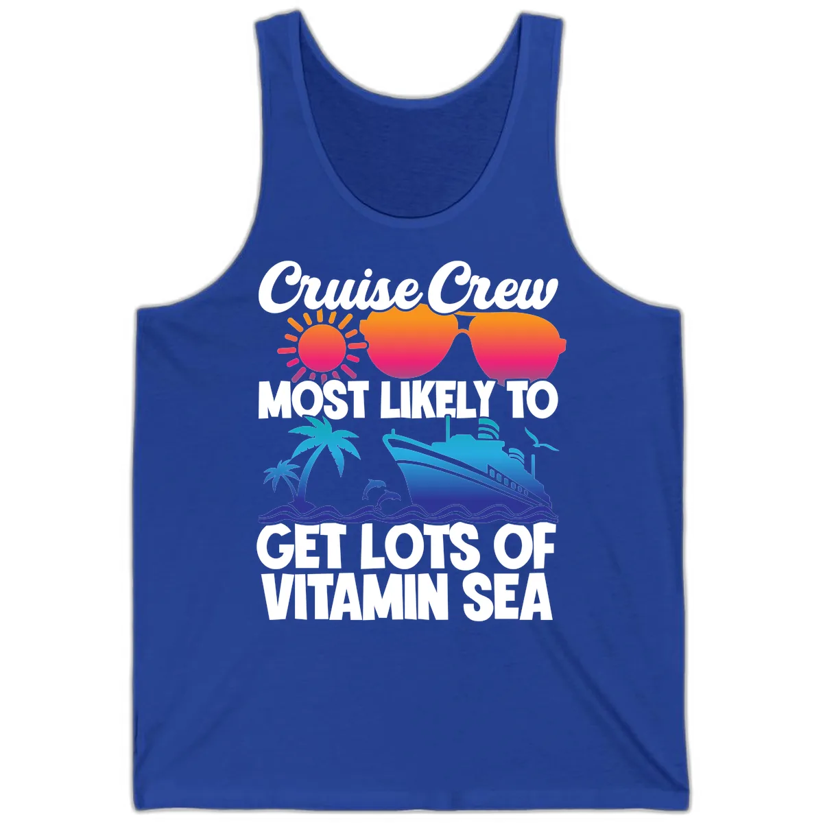 Cruise Crew Vitamin Sea Tank in True Royal