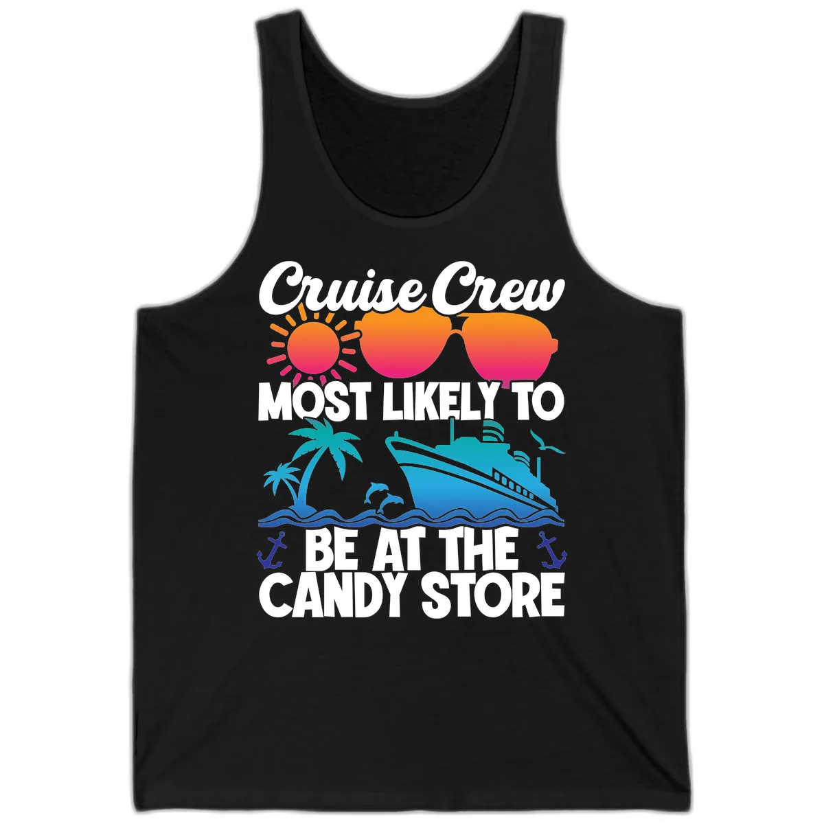 Cruise Crew Candy Store Tank in Black